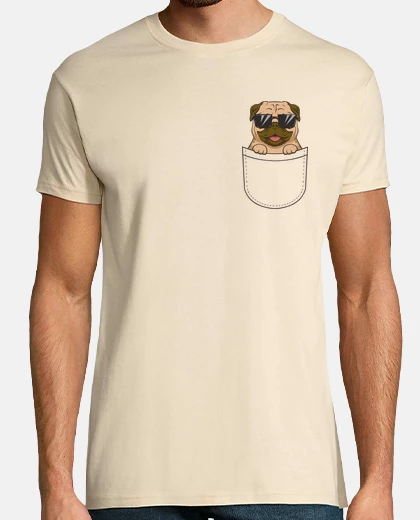 Tee-shirt carlin dans la poche
