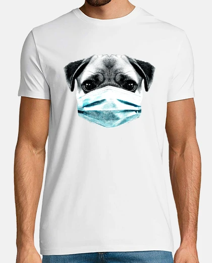 T-shirt carlino in quarantena