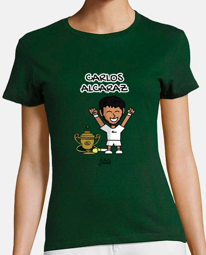 Playera Carlos Carlitos Alcaraz Campeón Wimbledon Tenis