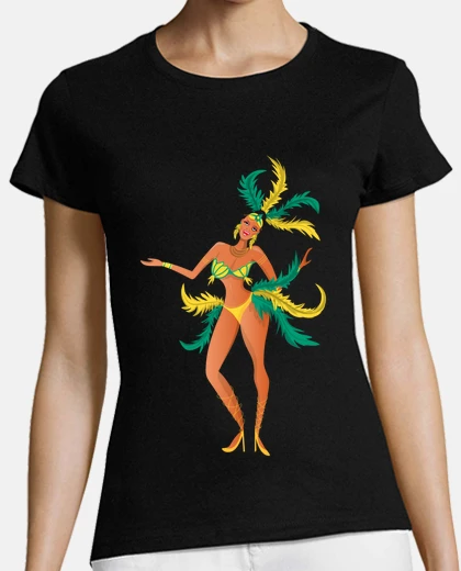 Tee-shirt carnaval de Rio de Janeiro samba réservation vol avion hôtel 