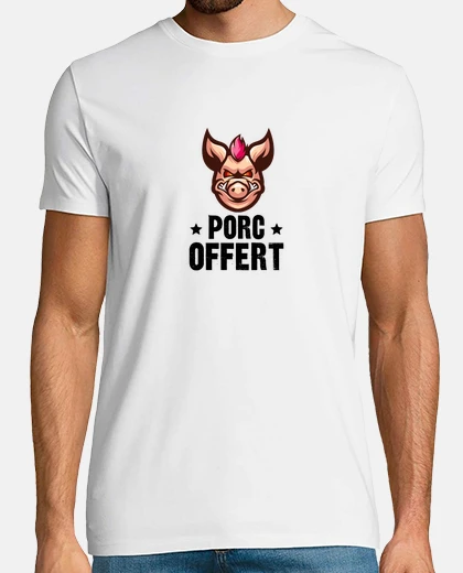 T-shirt carne di maiale offerta