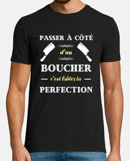 Playera carnicero perfección humor carnicero