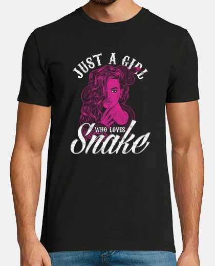 Tee-shirt carnivore reptiles serpent cadeau juste une fille qui aime le serpent drôle