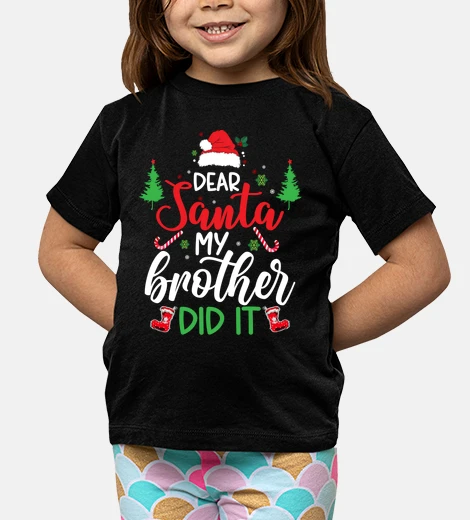 Abbigliamento caro Babbo Natale mio fratello lo ha fa