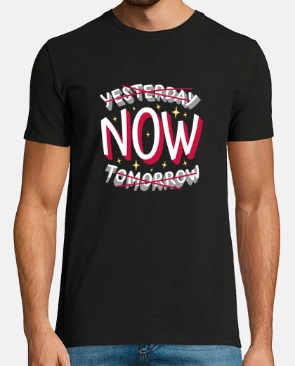 Tee-shirt carpe diem moment présent