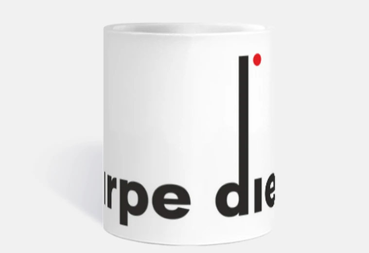 Tazza carpediem nero