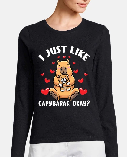 Playera carpincho gigante cavy roedor con coraz