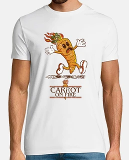 Carrot on fire