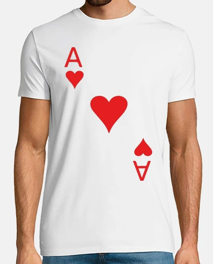 Camiseta Carta As de Corazones 1