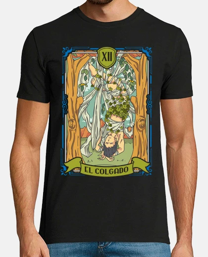Playera Carta De Tarot El Colgado Ocultismo Magia Halloween