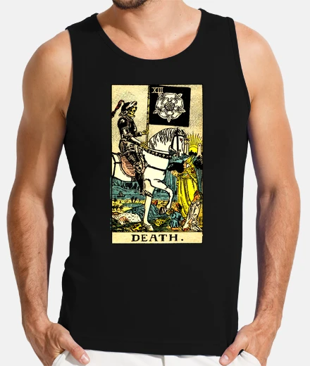 Camiseta carta de tarot vintage de la muerte