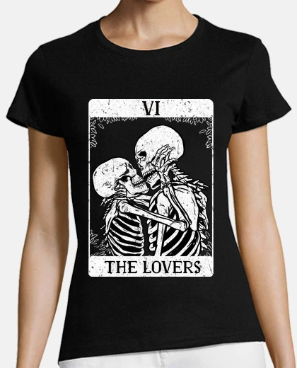 T-shirt carta dei tarocchi degli amanti dello s