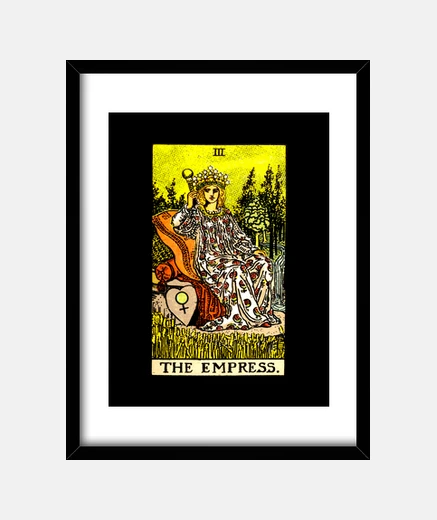 Quadro carta dei tarocchi vintage l39imperatri