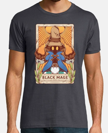 T-shirt carta dei tarocchi vivi black m age