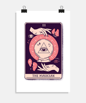 Tarot: El Mago  Posters y Marcos 