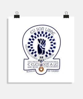 Cartaz quadrado Rosalía