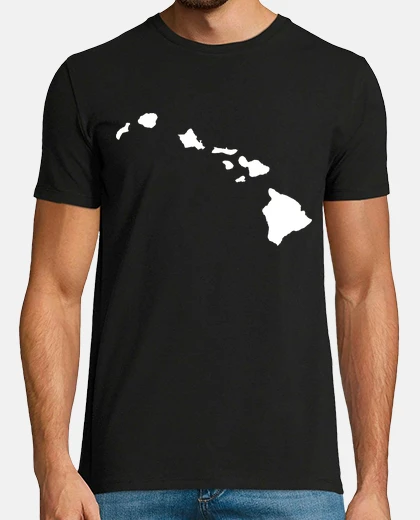 Tee-shirt carte d39Hawaï