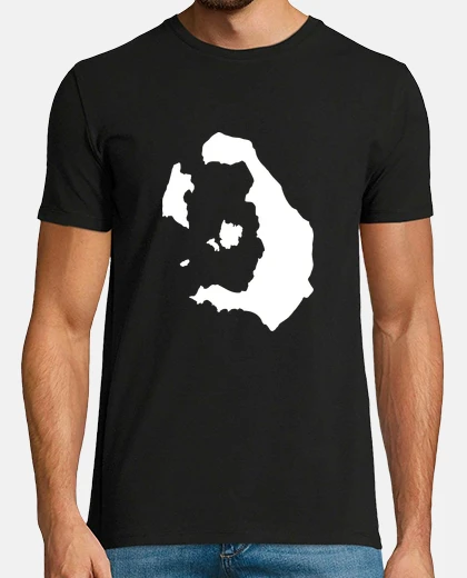 Tee-shirt carte de santorin