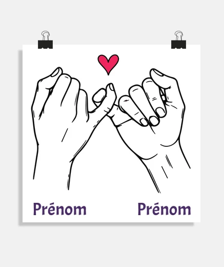cartel de compromiso de vida de pareja de bodas para personalizar el cartel de la oficina del taller