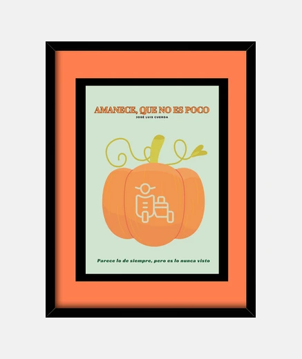 Cuadro Cartel minimalista Amanece