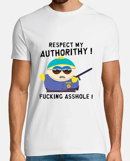 Tee-shirt Cartman Respect My Authorithy