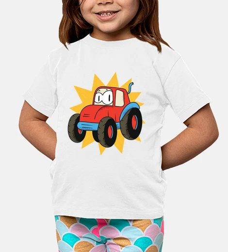 Kids cartoon tractor