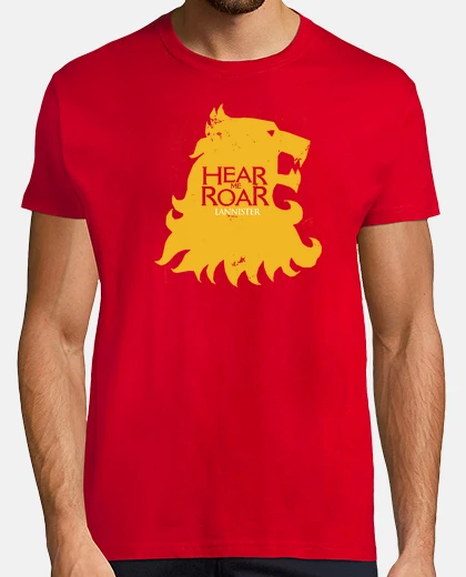 T-shirt Casa Lannister - Udite il mio Ruggito (Il Trono di Spade)