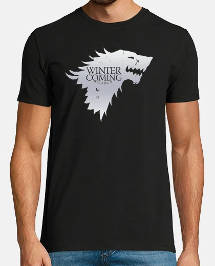 Playera Casa Stark (blanco)