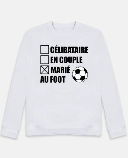Sudadera casado con el fútbol el fútbol