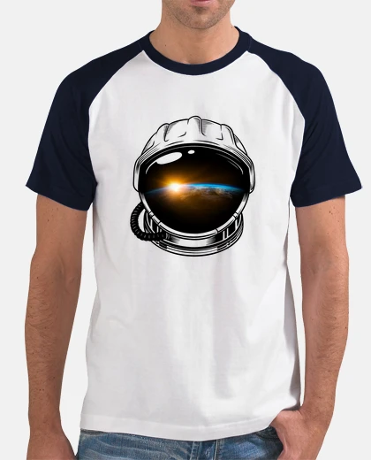 T-shirt casco da astronauta