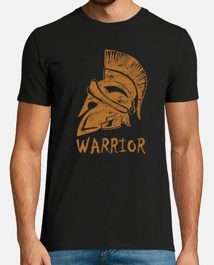 Camiseta casco de guerrero espartano antigua roma galea