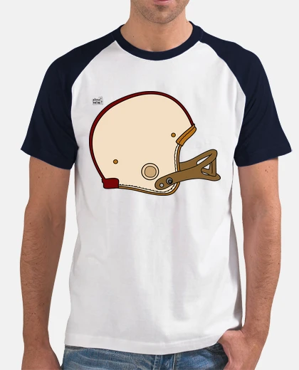 T-shirt casco di rugby