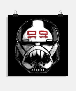 casco pintado versión graffiti