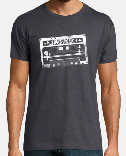 Camiseta Casete Hard Rock Blanco