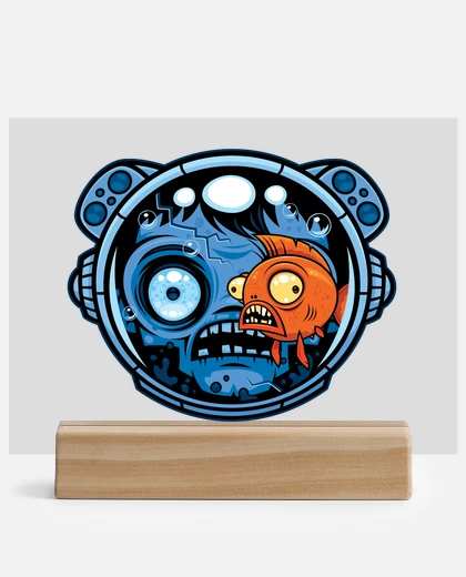 casque d39astronaute zombie en forme de