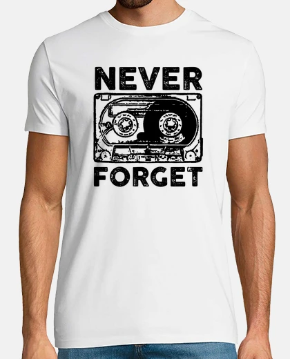 T-shirt cassetta non dimentichi mai