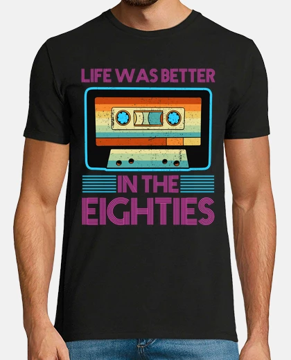 T-shirt Cassette 80s Retro Eighties Music