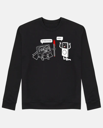 Sudadera Cassette y iPod