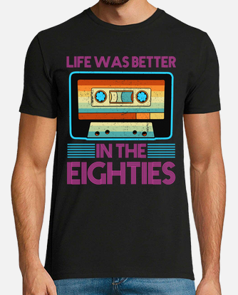 Tee-shirt cassette 80s rétro années 80