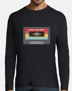cassette vintage best of 1999 - t-shirt à manches longues