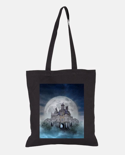 Bolsa castillo de fantasía, juego de rol, magia, bolso de mano