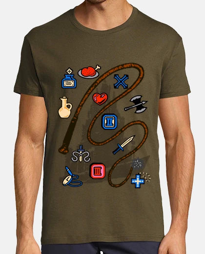 Camiseta Castlevania Weapons 1