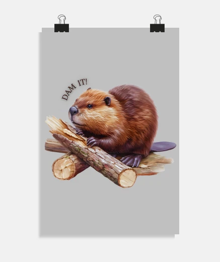 Poster castor