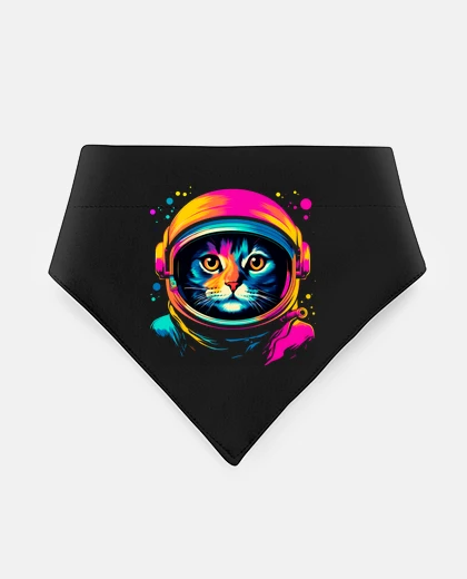 Mascotas cat astronaut space