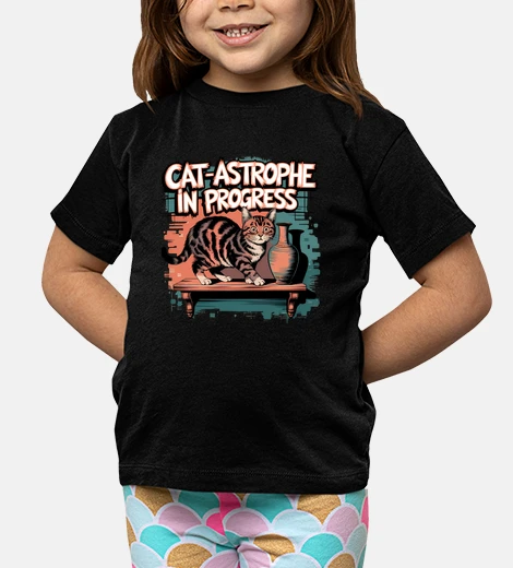 Kids Cat Astrophie in Progress Funny cat