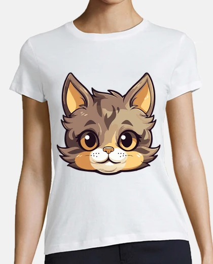 Playera cat baby kitten brown ginger sweet