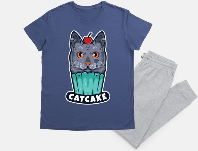 Pajama cat cake