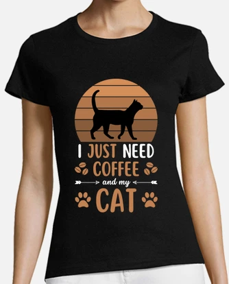 Cat coffee cat t shirt tostadora