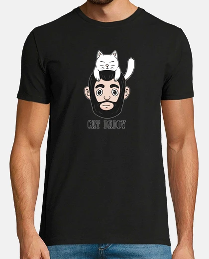 Tee-shirt Cat Daddy Cat Lover Kitty Kitten