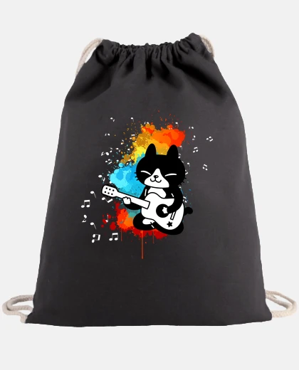 Bag cat guitar music
